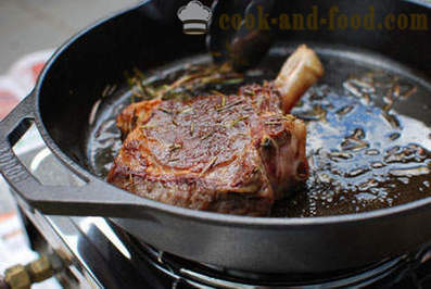 Steak de boeuf dans une recette de poêle