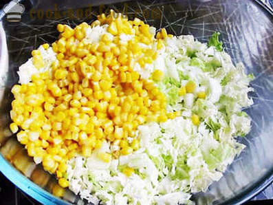 Salade de chou chinois Recette avec du fromage et croûtons