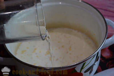 Comment faire cuire au four dans une bouillie de citrouille - une étape recette pas à pas