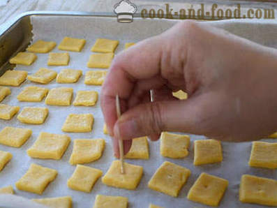 Crackers fromage maison étape par étape de la recette