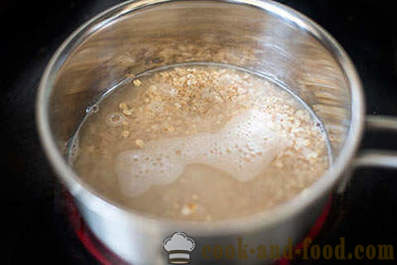 Recette de farine d'avoine - Comment faire cuire la bouillie