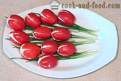 Composition Tomate Celebratory - tulipes