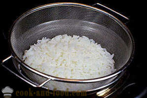 Gâteaux de poisson avec du riz