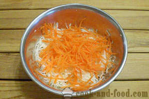 La vitamine salade de chou et les carottes