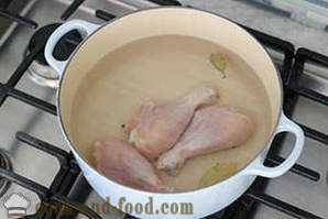 Soupe de poulet avec l'orge perlé