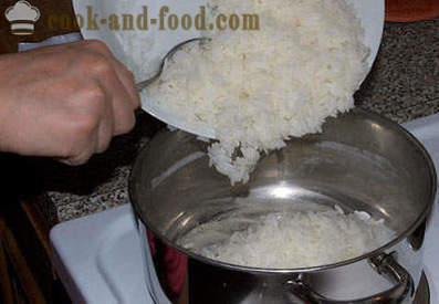 La bouillie de riz au lait - La recette étape