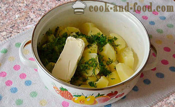 Gâteaux Knysh avec des pommes de terre