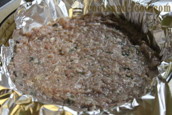 Anglais tarte aux pommes de terre avec de la viande et les champignons - comment faire cuire une casserole de pommes de terre et de la viande, avec une étape par étape des photos de recettes