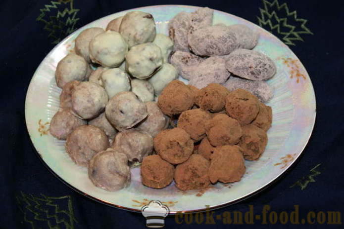 Mains truffe de bonbons maison - comment faire la truffe de bonbons maison, étape par étape des photos de recettes