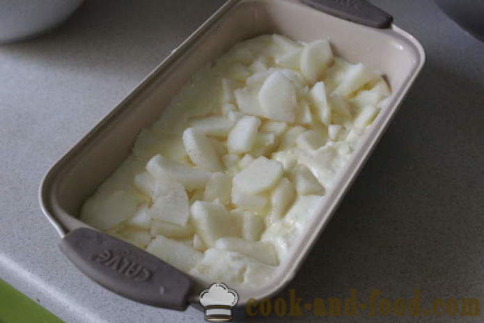 Gâteau à la vanille avec des poires et fromage dans des moules - comment faire cuire un gâteau à base de fromage cottage et poires à la maison, étape par étape les photos de recettes
