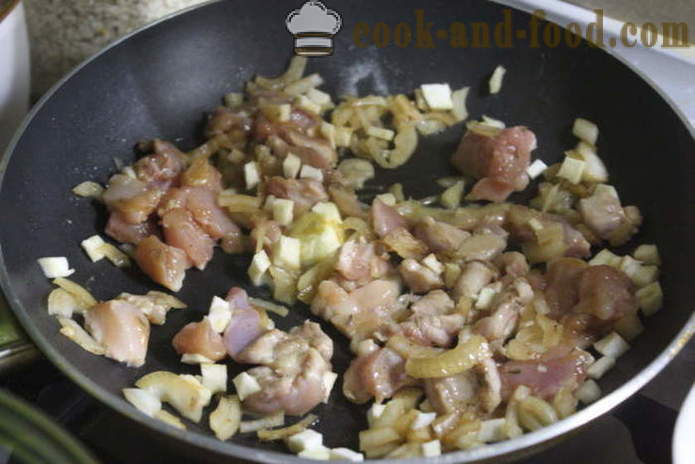 Poivrons farcis à la viande hachée avec céleri haché - poivrons farcis cuits au four comme dans le four, avec une étape par étape des photos de recettes