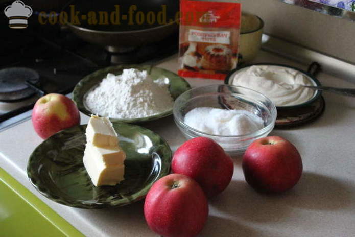 La recette de tarte aux pommes de Tsvetaeva est un gâteau Tsvetaeva tour par tour classique avec photo