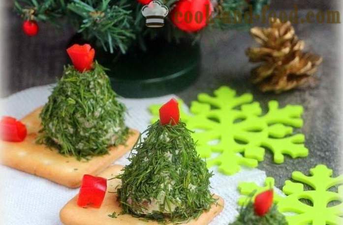 Entrées froides boules de Noël - comment cuisiner et décorer des collations balles Nouvel An