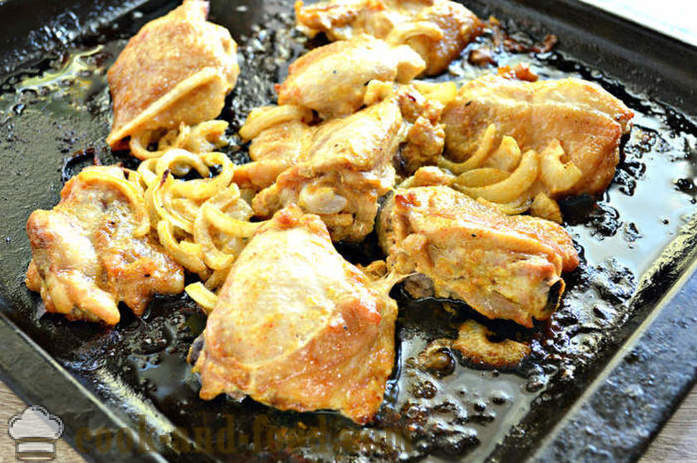 Délicieuse mayonnaise brochette de poulet - comment faire cuire les brochettes de poulet au four, avec une étape par étape des photos de recettes