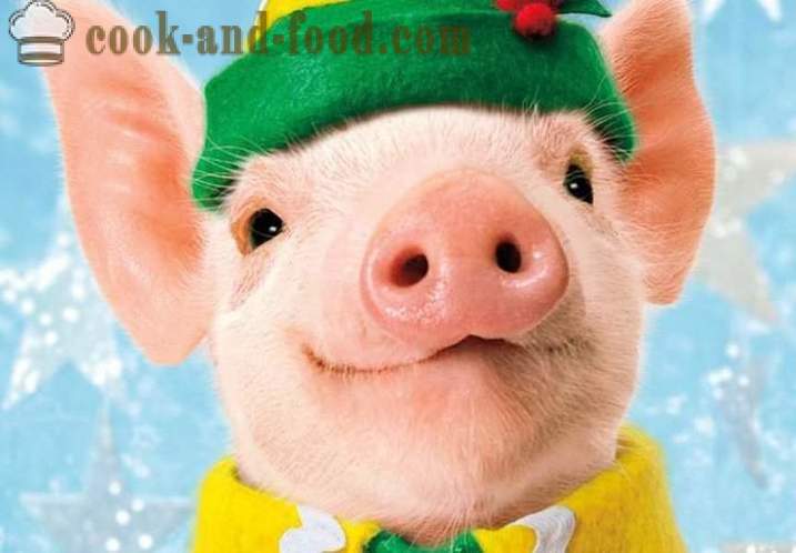 Que préparer pour la nouvelle année 2019 année du cochon - menu du Nouvel An sur l'année du cochon, ou sanglier, recettes avec photos