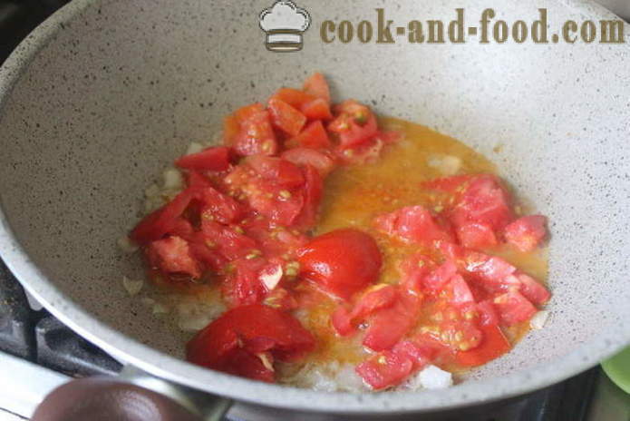 Pâtes italiennes à la tomate et le poisson - comment faire cuire des pâtes avec du poisson et les tomates, une étape par étape des photos de recettes