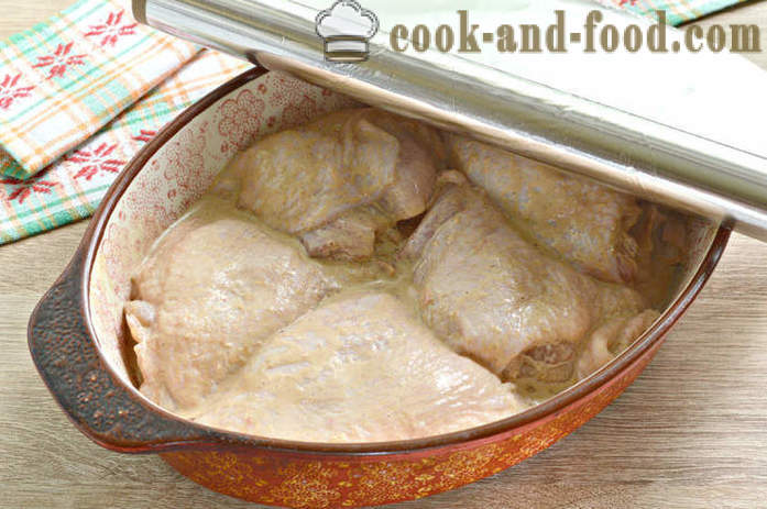 Cuisses de poulet dans le four - comment faire cuire les cuisses de poulet dans la mayonnaise et la sauce soja, une étape par étape des photos de recettes