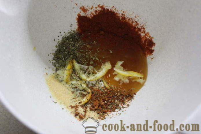 Poulet mariné mariné au miel - comment faire mariner le poulet dans la marinade de miel et d'épices, avec une étape par étape des photos de recettes