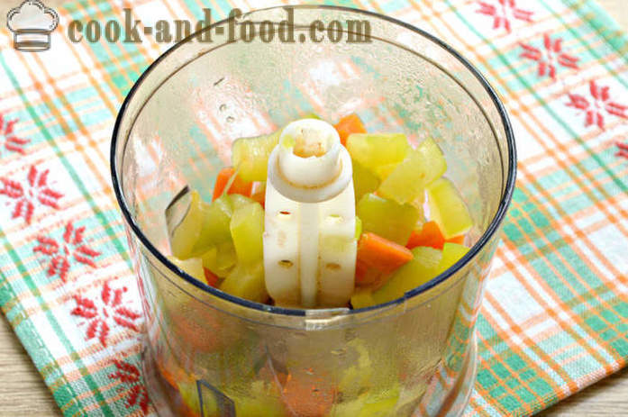 Meilleure purée de citrouille pour l'alimentation - comment faire la purée de légumes pour les enfants, une étape par étape des photos de recettes