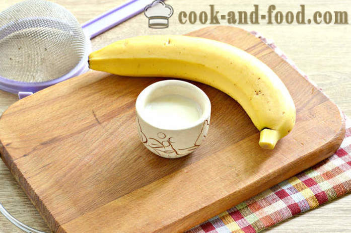 Purée de bananes dans un mélangeur pour les enfants - comment faire cuire la purée de banane pour attirer, étape par étape des photos de recettes