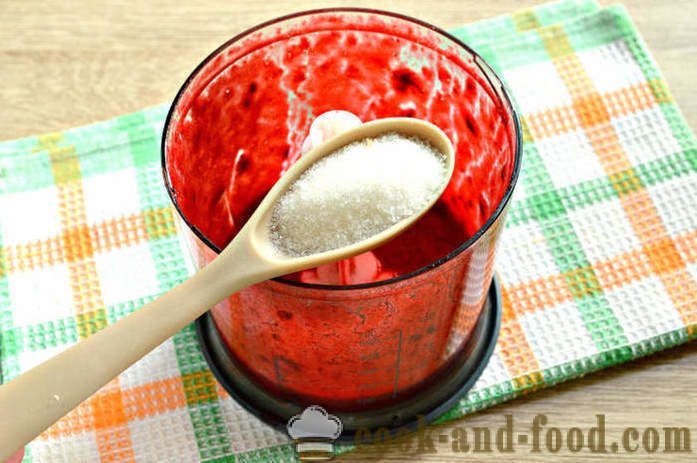 Smoothie cerise dans un mélangeur - comment faire un smoothie avec du lait et des cerises dans la maison, étape par étape les photos de recettes