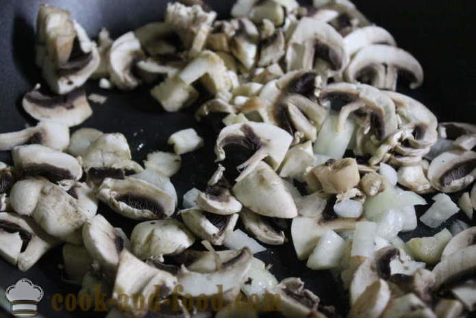 Poitrine de poulet roulé farcie aux champignons et pommes de terre - comment faire des rouleaux de poulet, avec une étape par étape des photos de recettes
