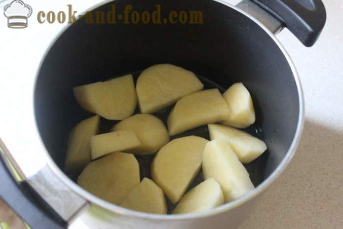 Pommes de terre savoureuses à l'ail et le lard - comment faire cuire un délicieux pommes de terre nouvelles, étape par étape des photos de recettes