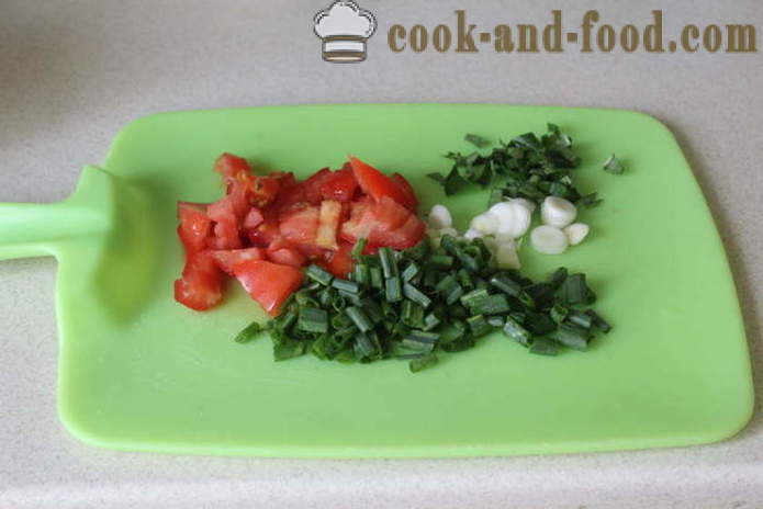 Pâtes aux tomates, le basilic et les champignons - comment faire cuire des pâtes aux champignons avec le basilic et les tomates, une étape par étape des photos de recettes