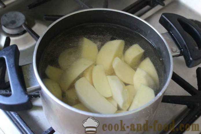 Pommes de terre au paprika et l'ail - comment faire cuire les pommes de terre délicieux avec du paprika, étape par étape des photos de recettes