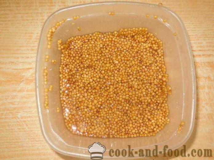Moutarde à partir de poudre de moutarde et des grains - comment faire la moutarde à la maison, étape par étape les photos de recettes