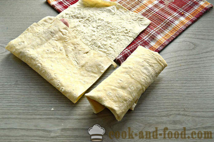 Saucisses à pain pita avec fromage et mayonnaise - comment faire des saucisses dans le pain pita, étape par étape des photos de recettes