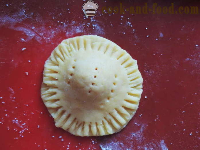 Biscuits sablés aux fraises dans le four - comment faire cuire les sablés farcie aux fraises, une étape par étape des photos de recettes