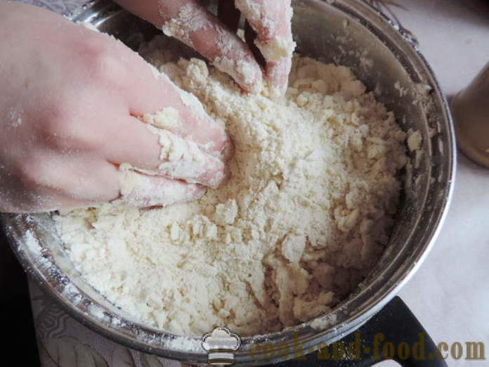 Pâte à levure pâte feuilletée rapide - comment faire cuire des biscuits feuilletée pâte de levure rapidement, étape par étape des photos de recettes