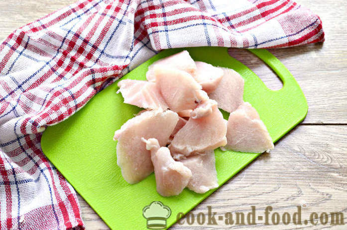 Boulettes alimentaires avec du poulet haché - comment faire des boulettes avec du poulet haché, avec une étape par étape des photos de recettes