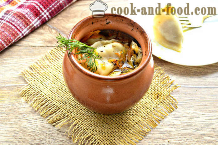 Boulettes cuites dans un pot - comme des boulettes cuites au four dans un pot, avec une étape par étape des photos de recette