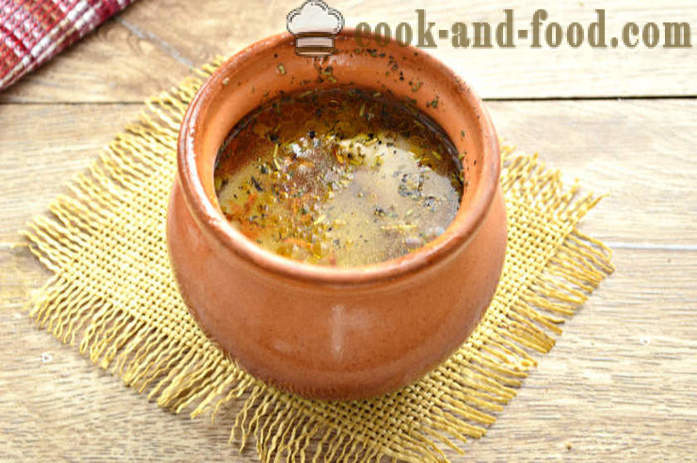 Boulettes cuites dans un pot - comme des boulettes cuites au four dans un pot, avec une étape par étape des photos de recette