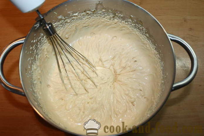 Tiramisu à la crème caillebotte sans oeufs - comment faire gâteau à la crème tiramisu, une étape par étape des photos de recettes