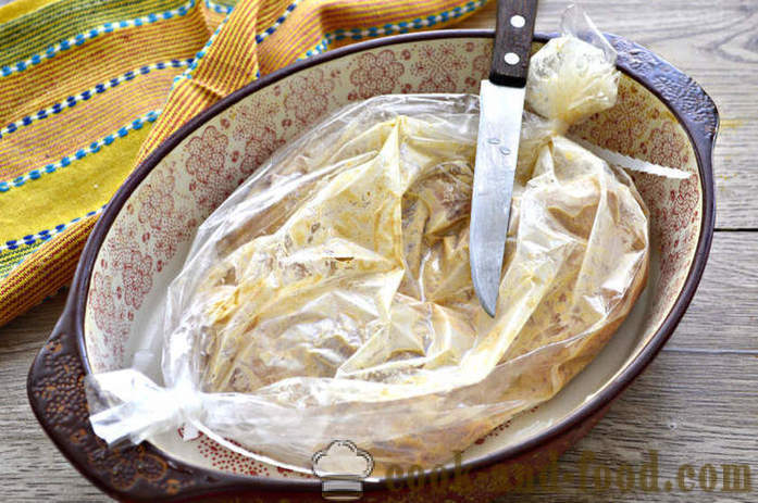 Cuisses de poulet cuit au four dans le four - comment faire cuire les cuisses de poulet dans un manchon avec une croûte, une étape par étape des photos de recettes