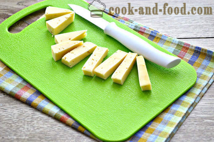 Viande rôtie escalopes avec garniture au fromage - comment faire cuire les galettes farcies au fromage, une étape par étape des photos de recettes