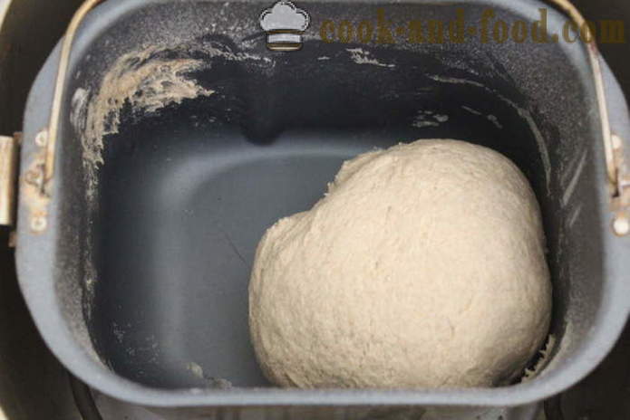 Pain rustique dans la machine à pain de seigle et de farine de blé entier - comment faire du pain à partir de différents types de farine dans la machine à pain, étape par étape des photos de recettes