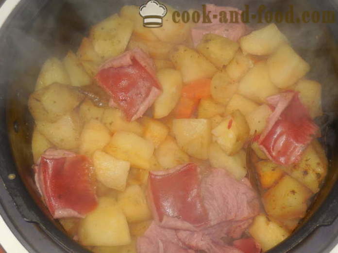 Solyanka avec des saucisses et des pommes de terre dans multivarka - comment faire cuire une saucisse délicieuse avec des pommes de terre, étape par étape des photos de recettes