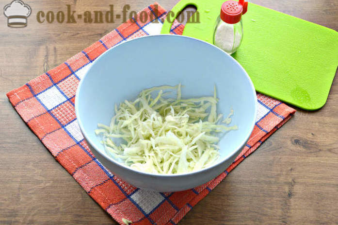Salade de radis daikon et la carotte, la pomme et le chou - comment préparer une salade de radis daikon et le beurre, avec une étape par étape des photos de recettes