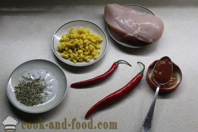 Poulet à la sauce aigre-douce chinoise - comment faire cuire un poulet en chinois, une étape par étape des photos de recettes