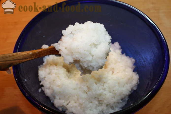Le meilleur riz à sushi avec du vinaigre de riz - comment faire cuire du riz pour les sushis à la maison, étape par étape les photos de recettes