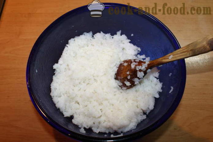 Le meilleur riz à sushi avec du vinaigre de riz - comment faire cuire du riz pour les sushis à la maison, étape par étape les photos de recettes