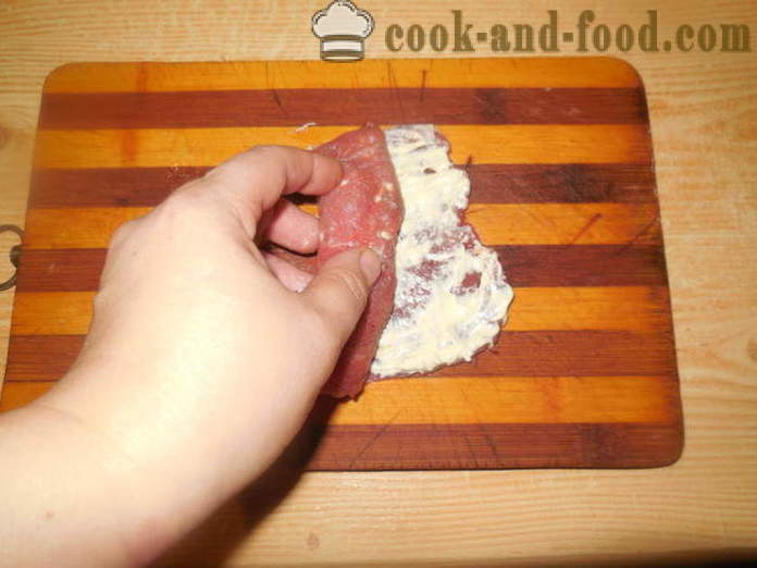 Doigts de viande farcie au four - comment faire les doigts de viande de porc, photos étape par étape recette