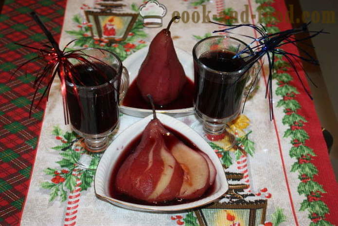 Poire vin chaud rouge sec - comment faire cuire un vin chaud à la maison, étape par étape les photos de recettes
