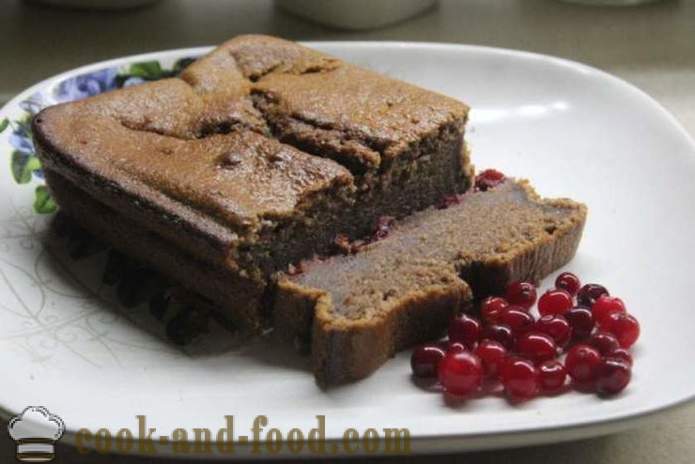 Muffins aux canneberges au chocolat sur kéfir - comment faire cuire des gâteaux au chocolat et les canneberges, étape par étape des photos de recettes