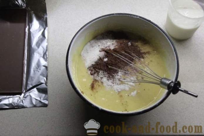 Muffins aux canneberges au chocolat sur kéfir - comment faire cuire des gâteaux au chocolat et les canneberges, étape par étape des photos de recettes