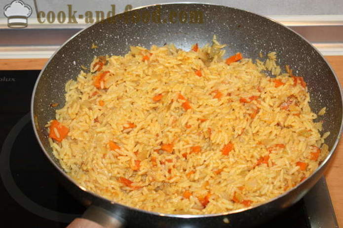 Oignons farcis de maquereaux dans le four - comment faire cuire le maquereau avec du riz, une étape par étape des photos de recettes
